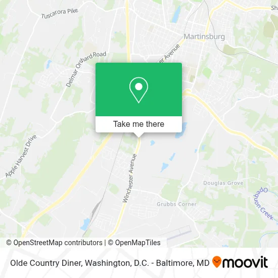 Olde Country Diner map
