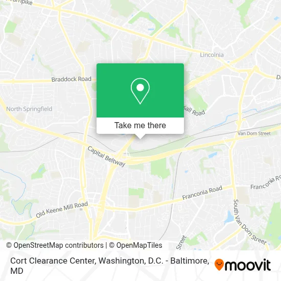 Cort Clearance Center map