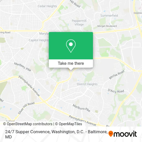 24/7 Supper Convence map