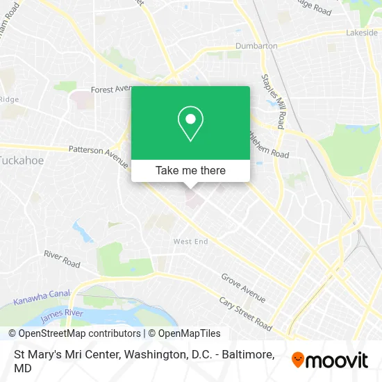 St Mary's Mri Center map