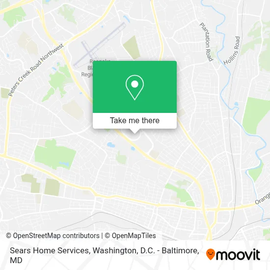 Sears Home Services map