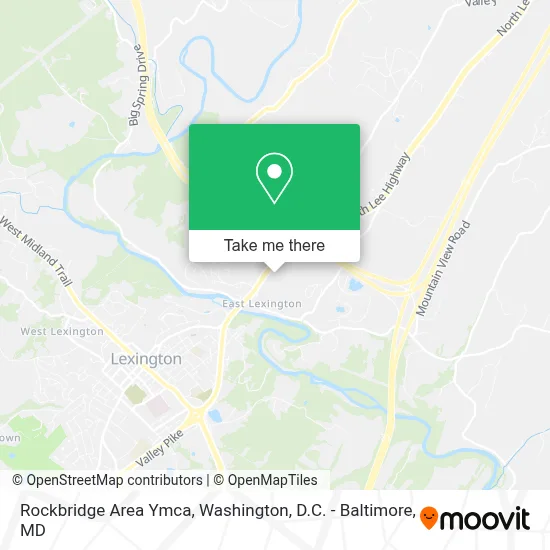Rockbridge Area Ymca map