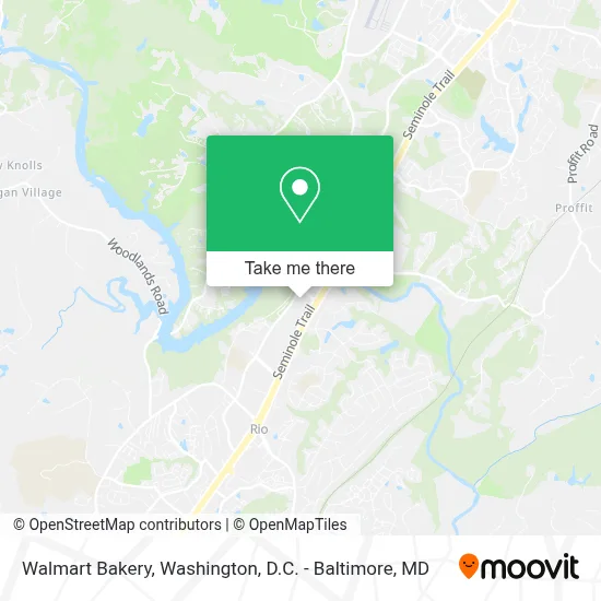 Walmart Bakery map