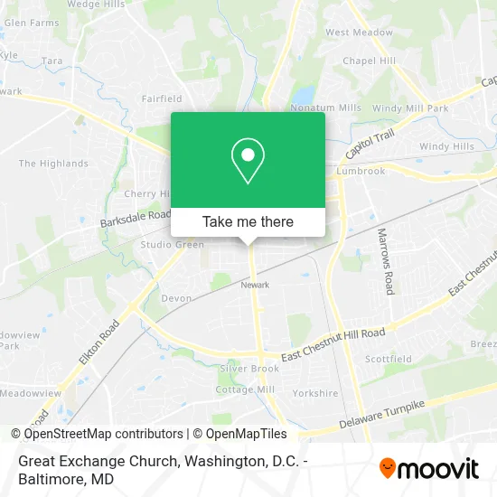 Great Exchange Church map