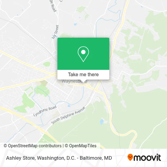 Ashley Store map