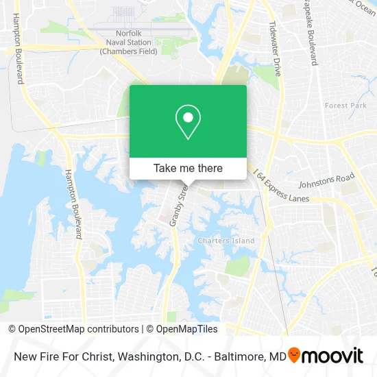 New Fire For Christ map