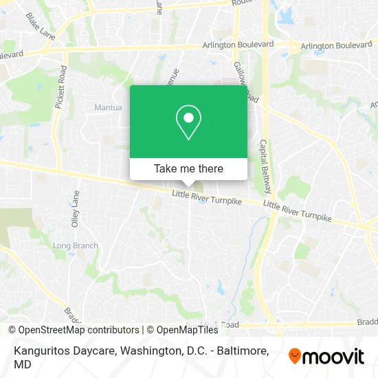 Kanguritos Daycare map
