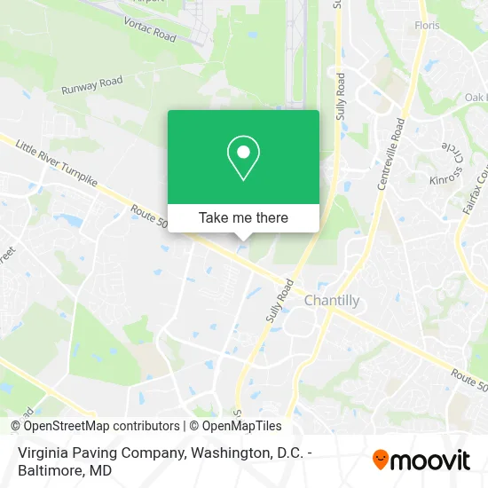 Virginia Paving Company map