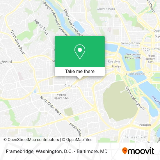 Framebridge map