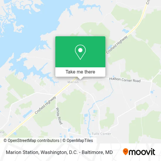 Marion Station map