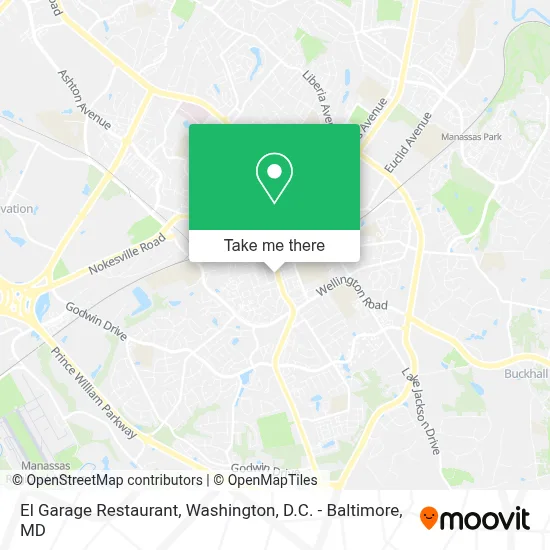 El Garage Restaurant map