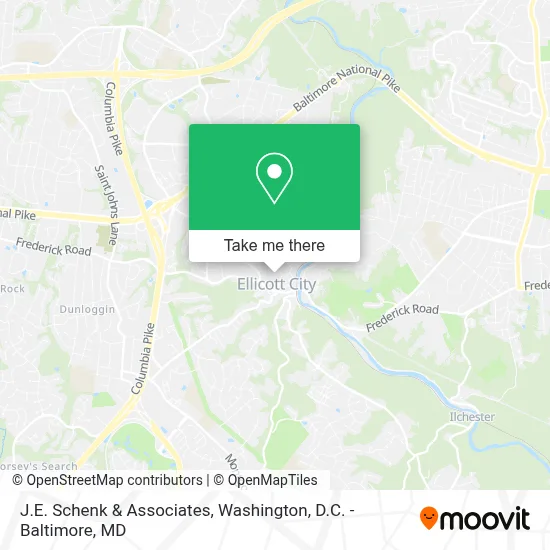 J.E. Schenk & Associates map
