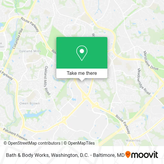 Bath & Body Works map