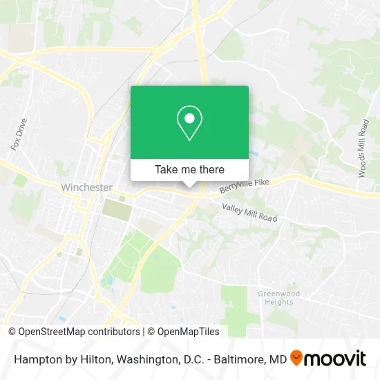 Hampton by Hilton map