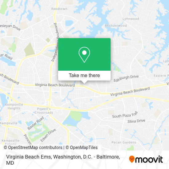 Virginia Beach Ems map