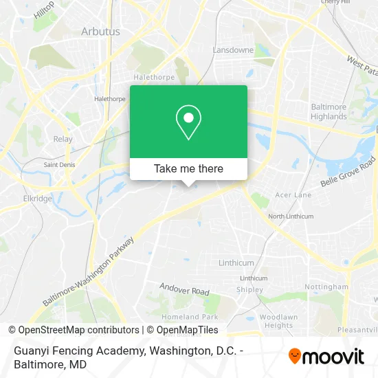 Guanyi Fencing Academy map