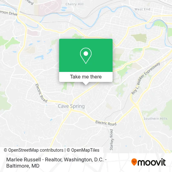 Marlee Russell - Realtor map