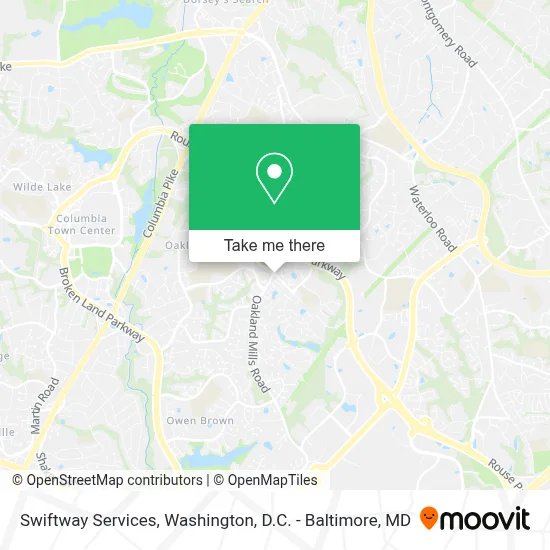 Swiftway Services map