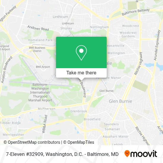 7-Eleven #32909 map