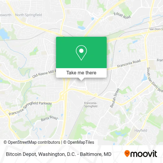 Bitcoin Depot map