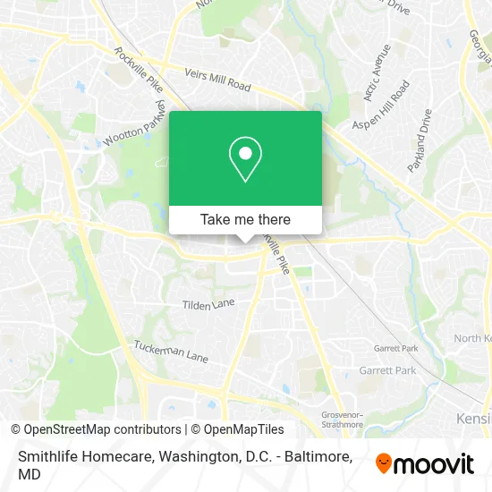 Smithlife Homecare map