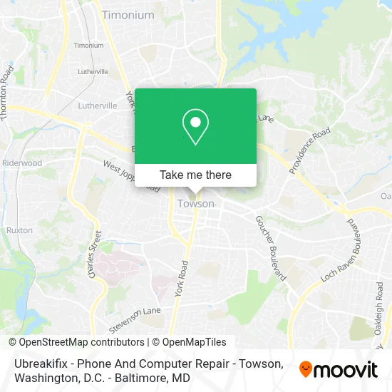 Ubreakifix - Phone And Computer Repair - Towson map