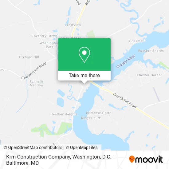 Krm Construction Company map