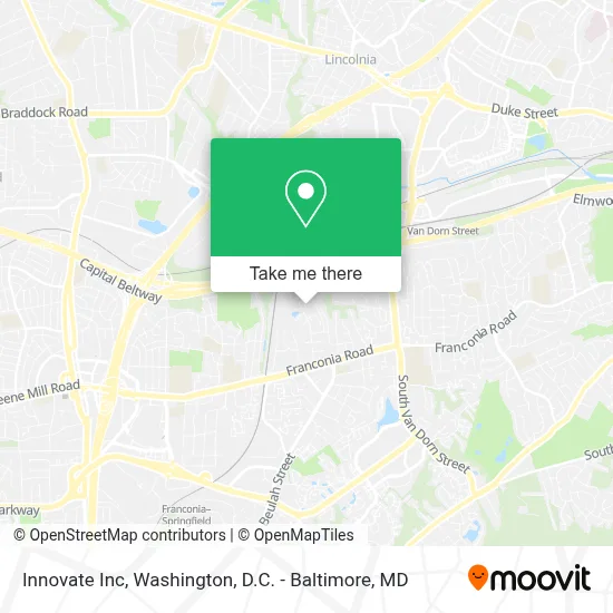Innovate Inc map