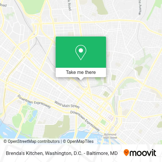 Brenda's Kitchen map