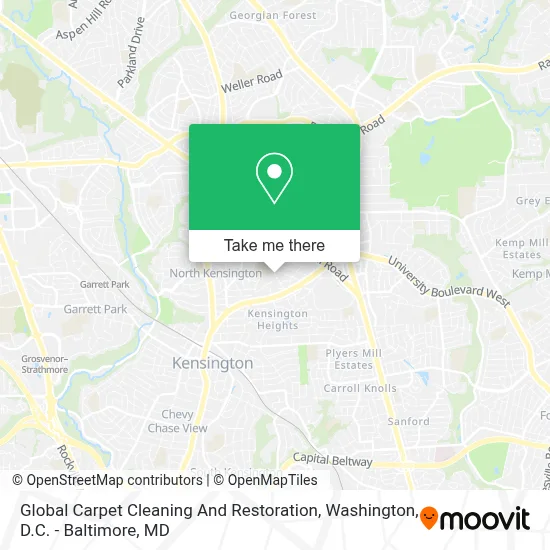 Global Carpet Cleaning And Restoration map