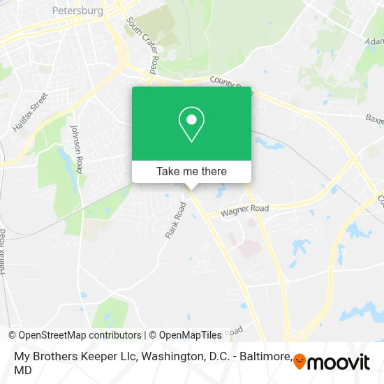 My Brothers Keeper Llc map