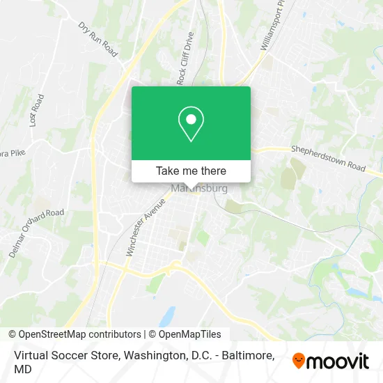 Virtual Soccer Store map