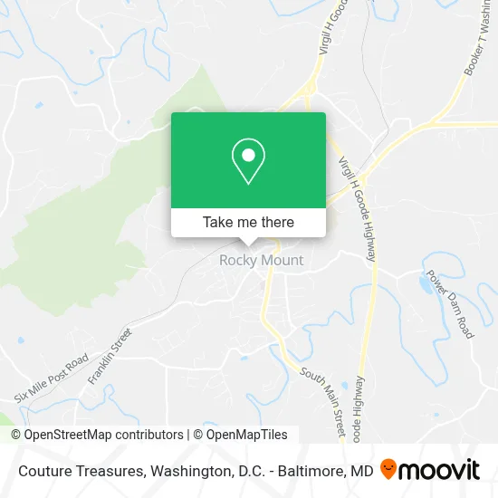 Couture Treasures map