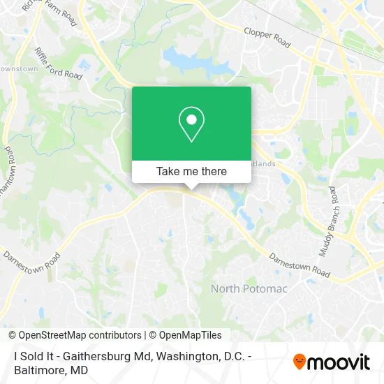 I Sold It - Gaithersburg Md map