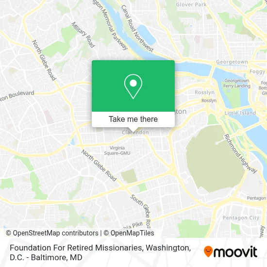 Foundation For Retired Missionaries map