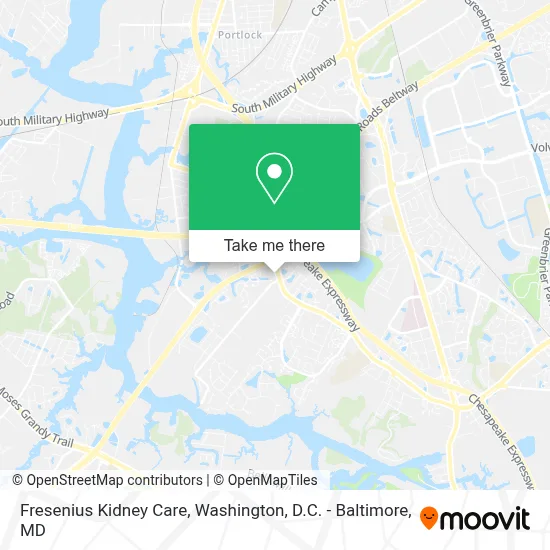 Fresenius Kidney Care map