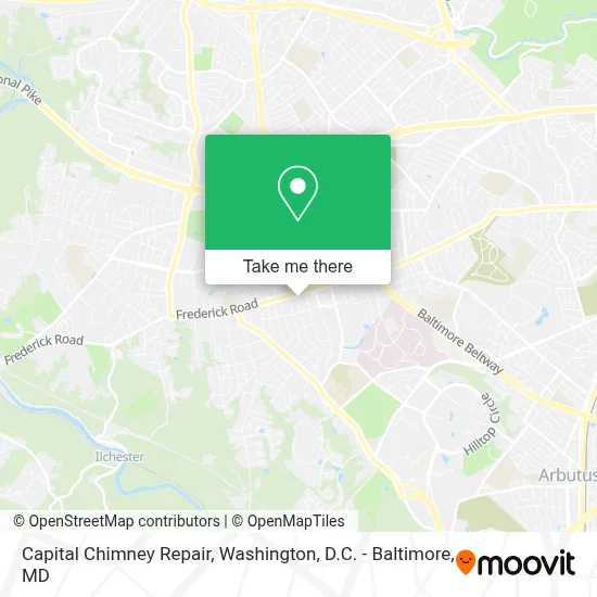 Capital Chimney Repair map