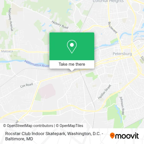 Rocstar Club Indoor Skatepark map