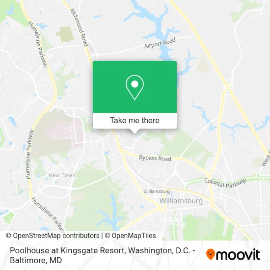 Poolhouse at Kingsgate Resort map