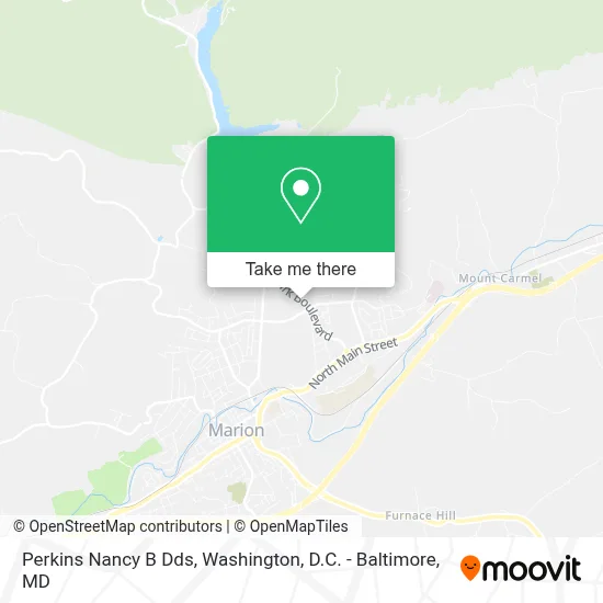 Perkins Nancy B Dds map