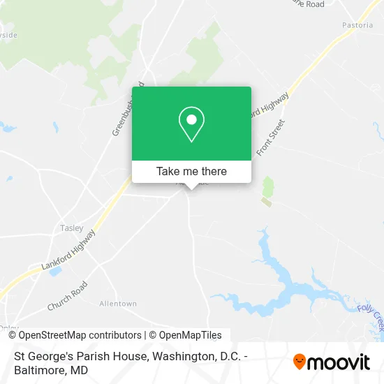 St George's Parish House map
