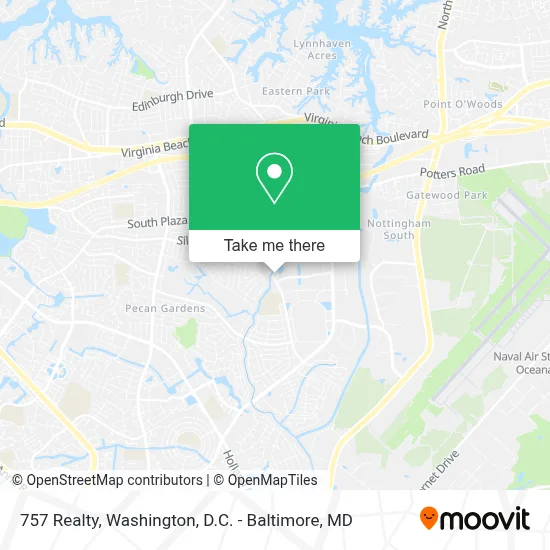 757 Realty map