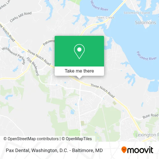 Pax Dental map