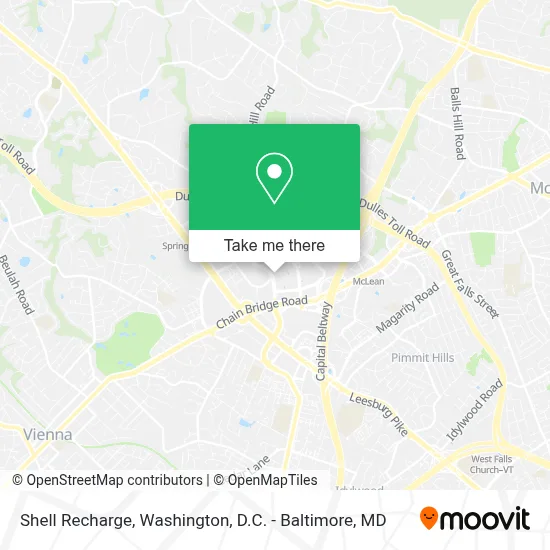Shell Recharge map