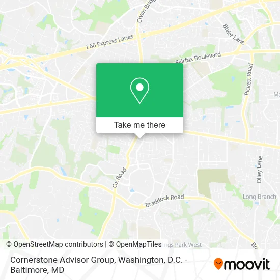 Cornerstone Advisor Group map