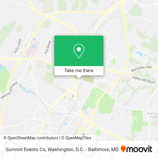 Summit Events Co map