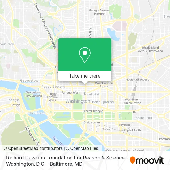 Richard Dawkins Foundation For Reason & Science map