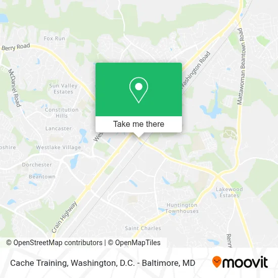 Cache Training map