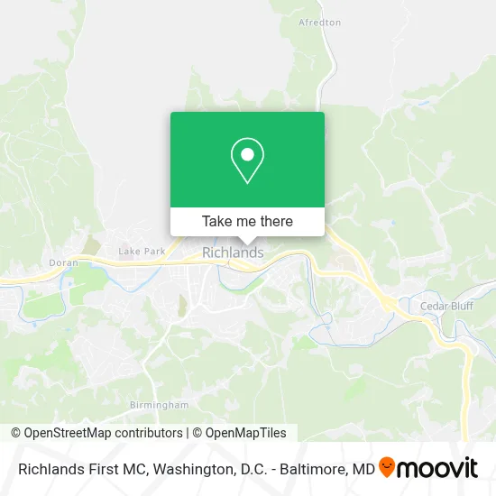 Richlands First MC map