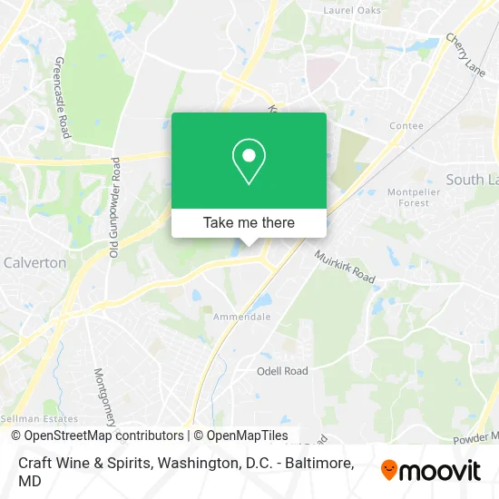 Craft Wine & Spirits map